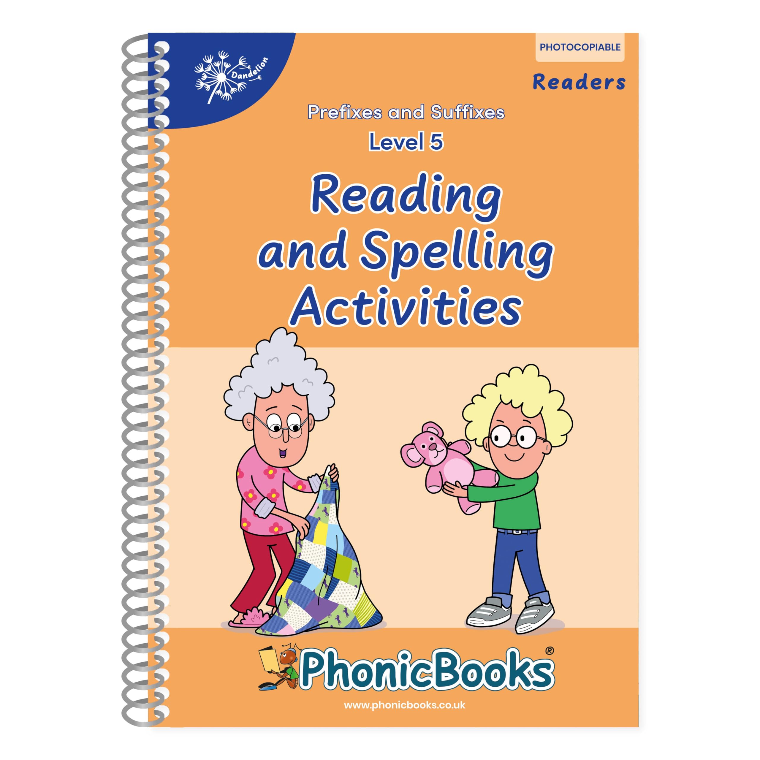 Phonic Books Dandelion Readers Level 5 Prefixes and Suffixes Activities (Phonic Books Beginner Decodable Readers)