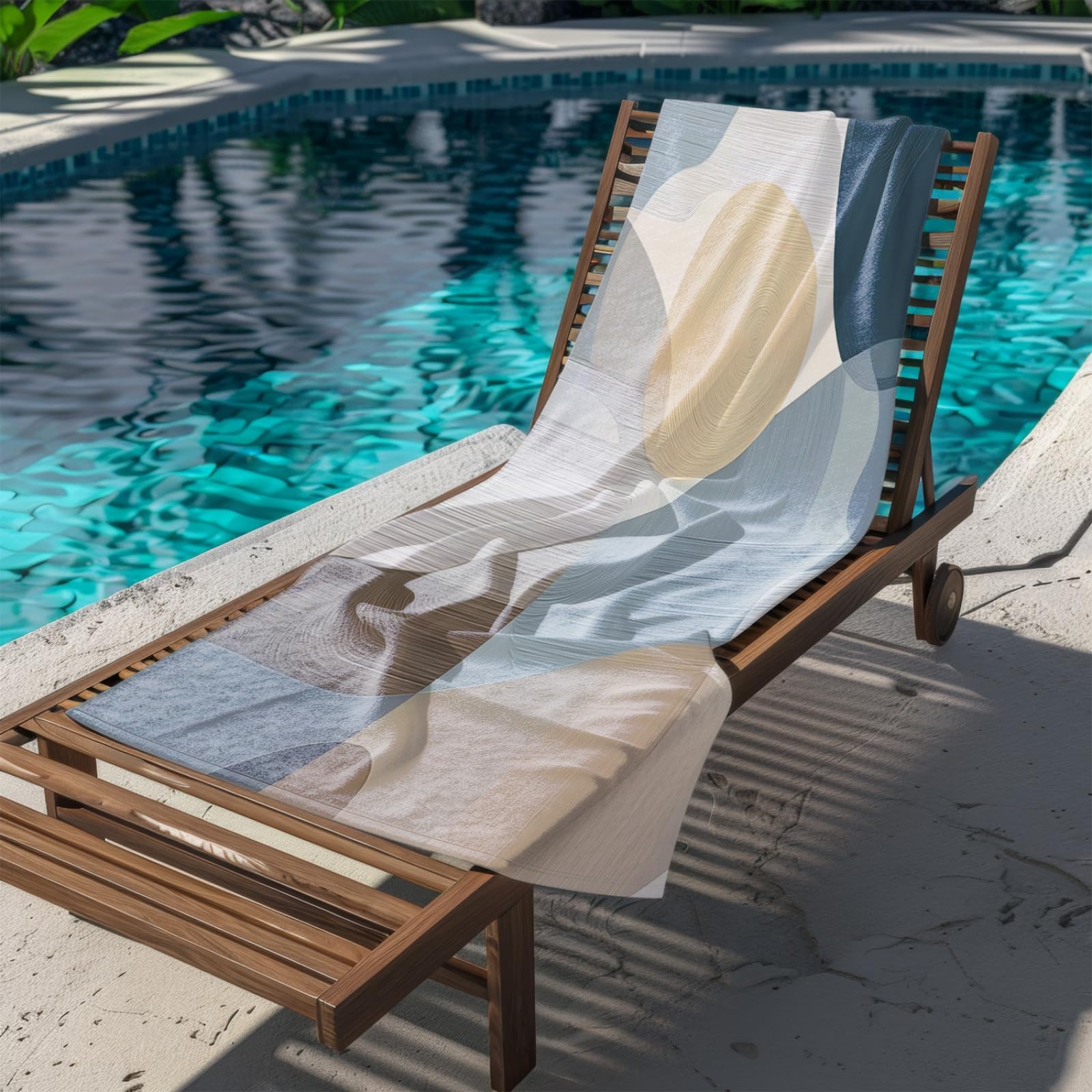 Telo Mare Microfibra 210x230 Grigio Chiaro Astratto Telo Spiaggia Grande Antisabbia,XXL Asciugamano Mare, Asciugatura Rapida, Stuoia Spiaggia Leggero E Portatile