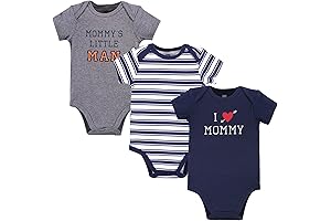 Hudson Baby Cotton Bodysuits: Comfort and Style for Little Momma's Boys