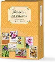 Vista 18 de Faithfully Yours Tarjetas de cumpleaños diseñadas, surtido de tarjetas de felicitación lindas en caja, para el cumpleaños de niños con versos