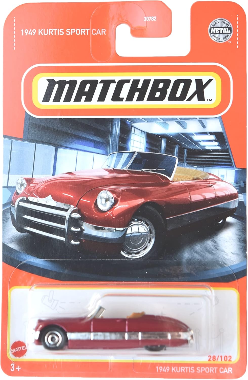 Hot Wheels Matchbox 1949 Kurtis Sport Car - Kurtis Sport Car - red 28/102