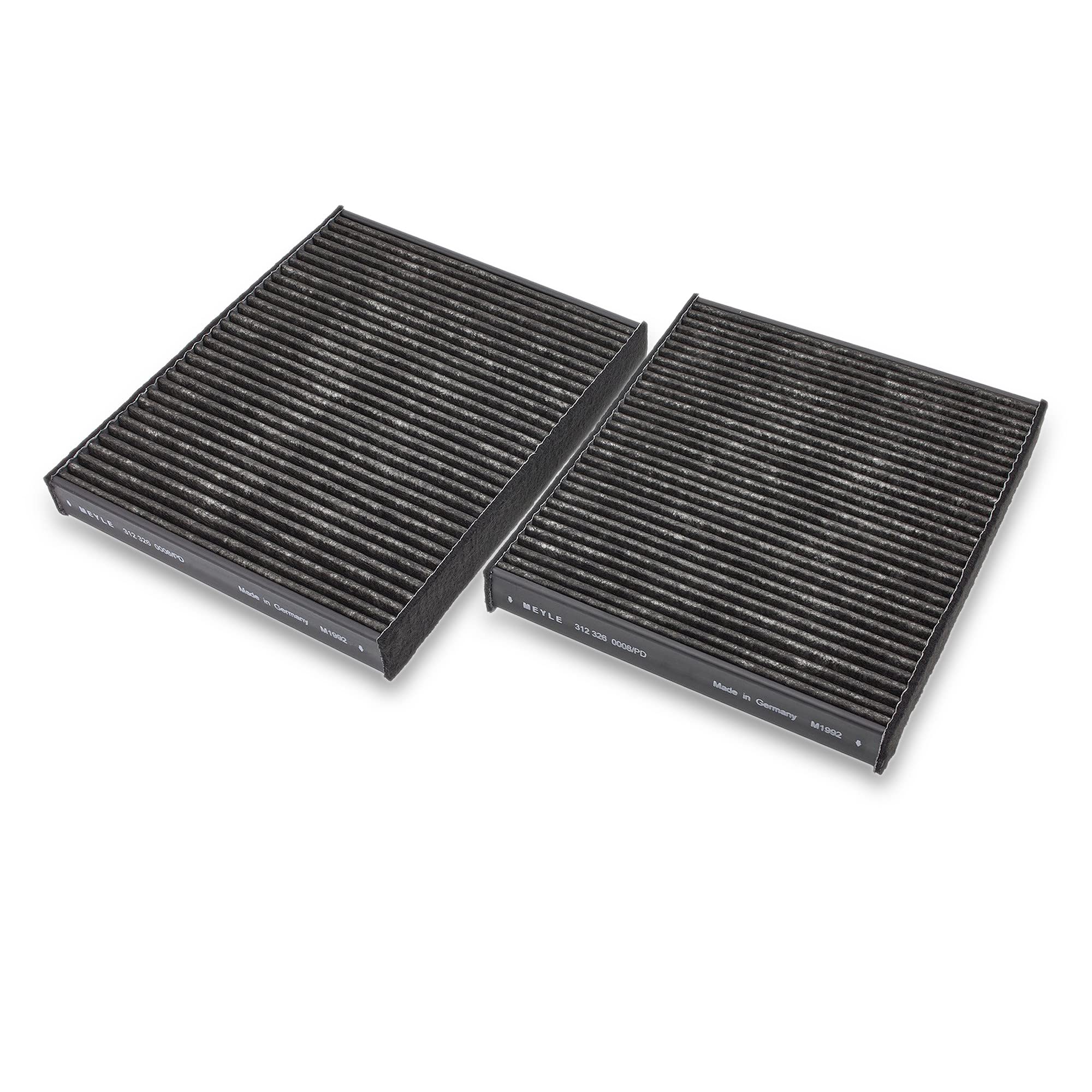 MEYLE Filtro Aria abitacolo per esigenze particolari, Filtro per polveri fini (PM 2.5), con effetto antiallergico, con potere assorbente degli odori, elevata separazione polvere fine, Filtro NOx, 312