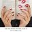 DANNI & TONI Semi Cured Gel Nail Strips Burgundy (Garnet Gaze) Cat Eye Gel Nail Stickers Gift for Woman 28 Stickers