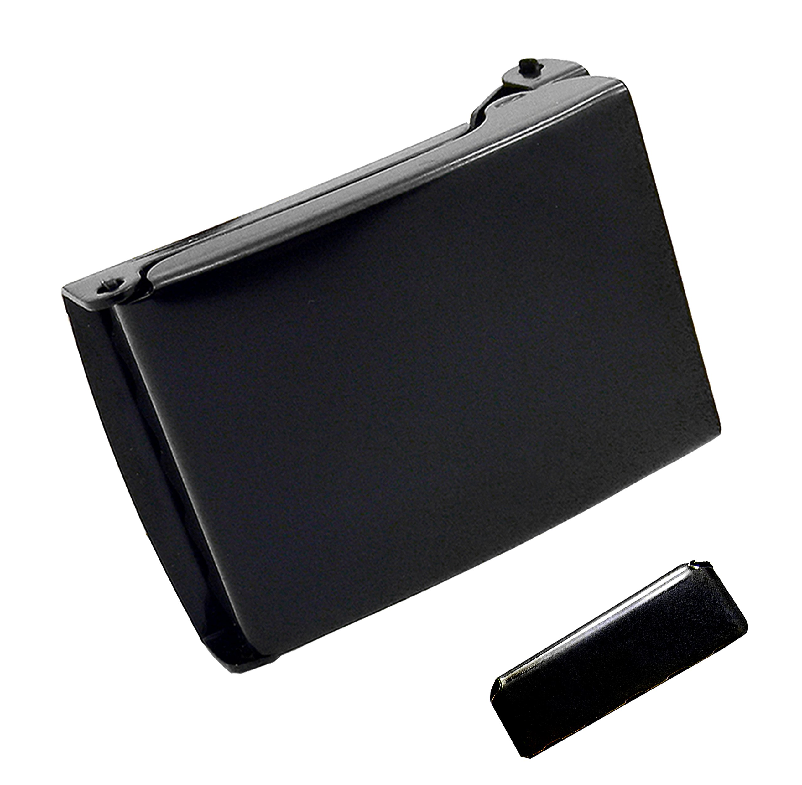 Black Military Flip Top Buckle 1.25 Width Hypoallergenic