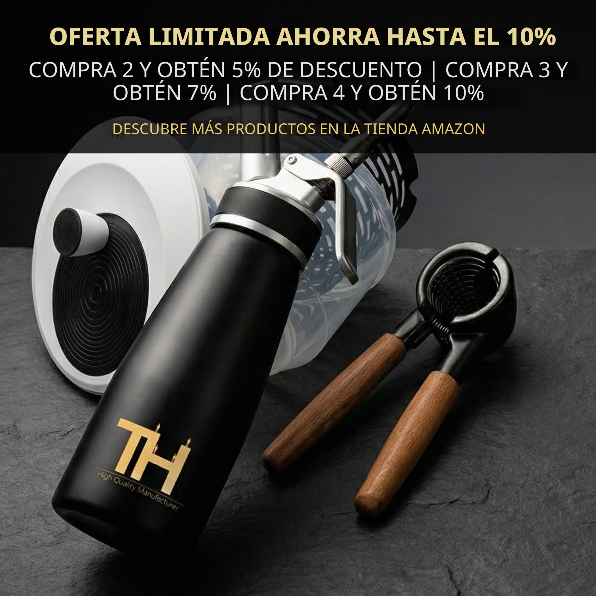 Thiru Descorazonador de cerezas premium - gran capacidad de descorazonado - para cerezas frescas, en conserva, congeladas - con protección contra salpicaduras - Made in Germany