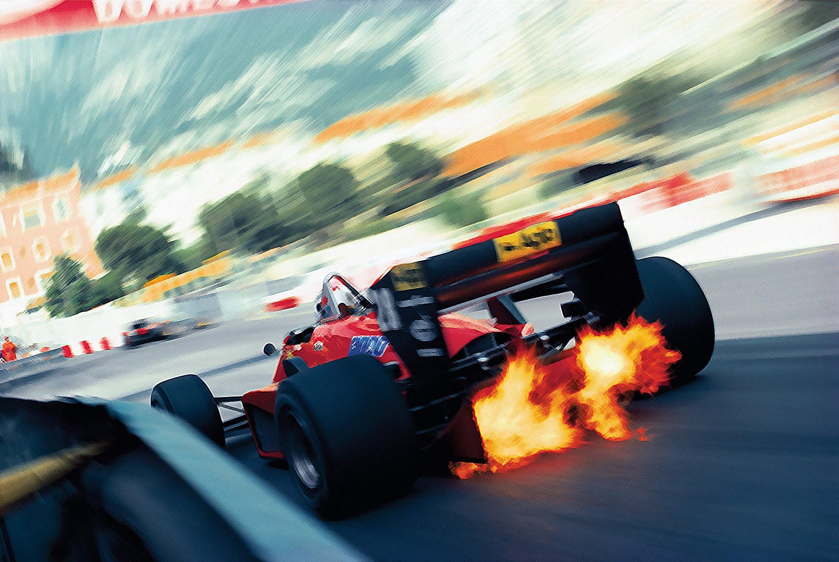 Ferrari F1 Monaco 1985 Greeting Card