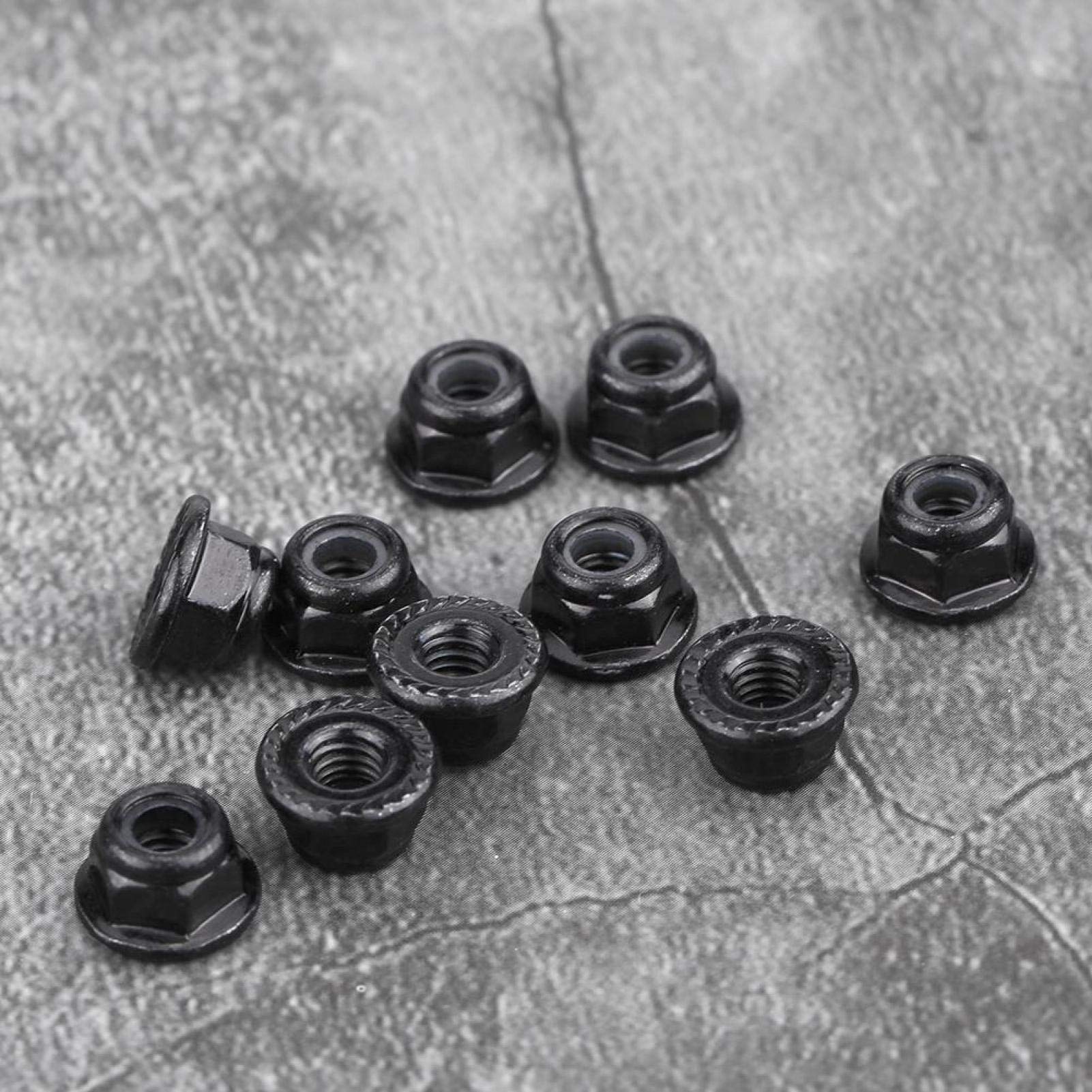 Lock Nut Wheel, Universal Lock Nut, RC Accessory Lug Nuts Lock 10 Pcs for 1/10 Scale RC Model Car