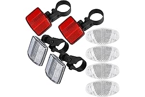 Xujinsongg 8 Pcs Bike Reflectors Kit For Kids Safety