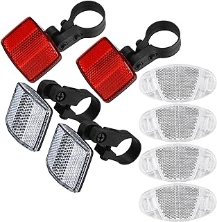 Xujinsongg Bike Spoke and Handlebar Reflectors
