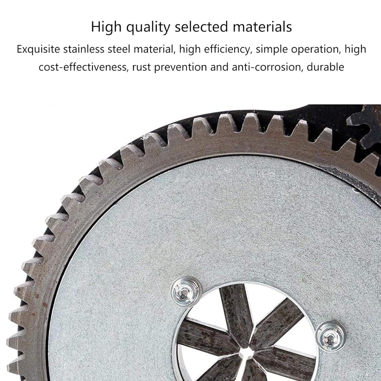 Herramienta manual para engarzar engranajes en mangueras, de 4 a 33 mm, compacta y eficiente.
