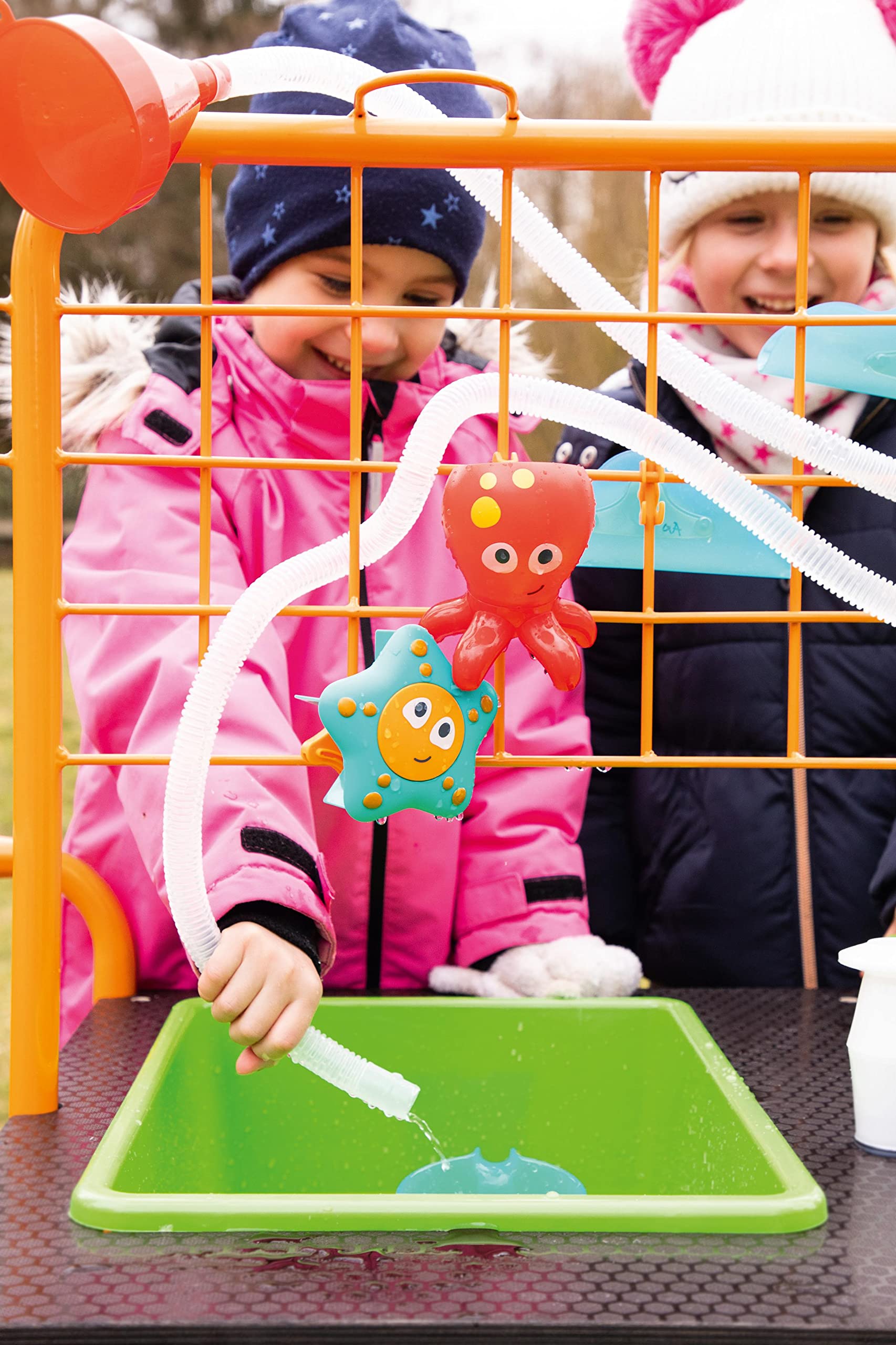 Beleduc TopPlay Mobiler Sand- und Wasserspieltisch - Sandeln Spielzeug