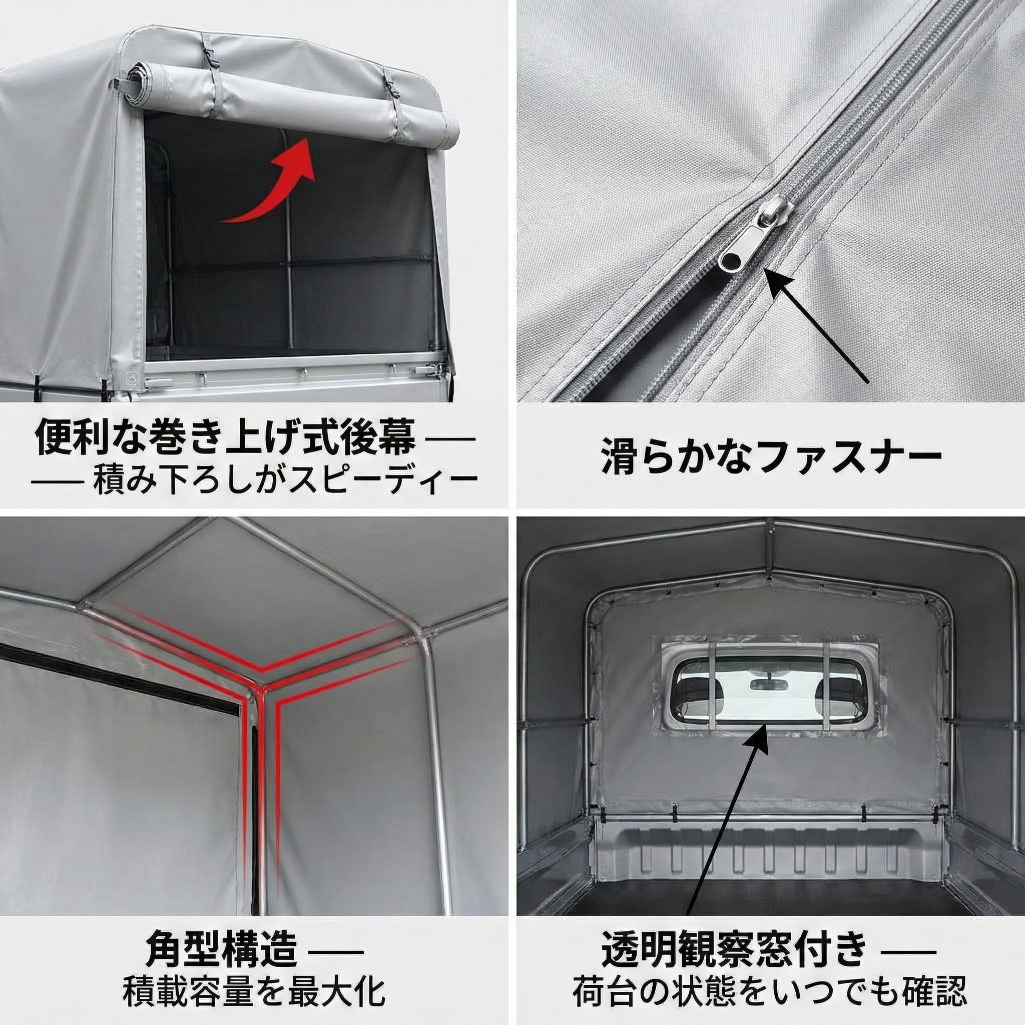Amazon.co.jp: HiGood 軽トラ幌 軽トラ用 荷台シート カバー 防水 UV