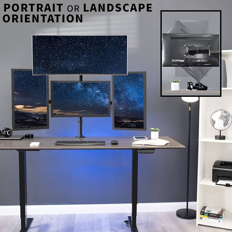 クワッドモニタースタンド 単品 Amazon.co.jp: VIVO クワッドモニター 調節可能 高耐久マウント