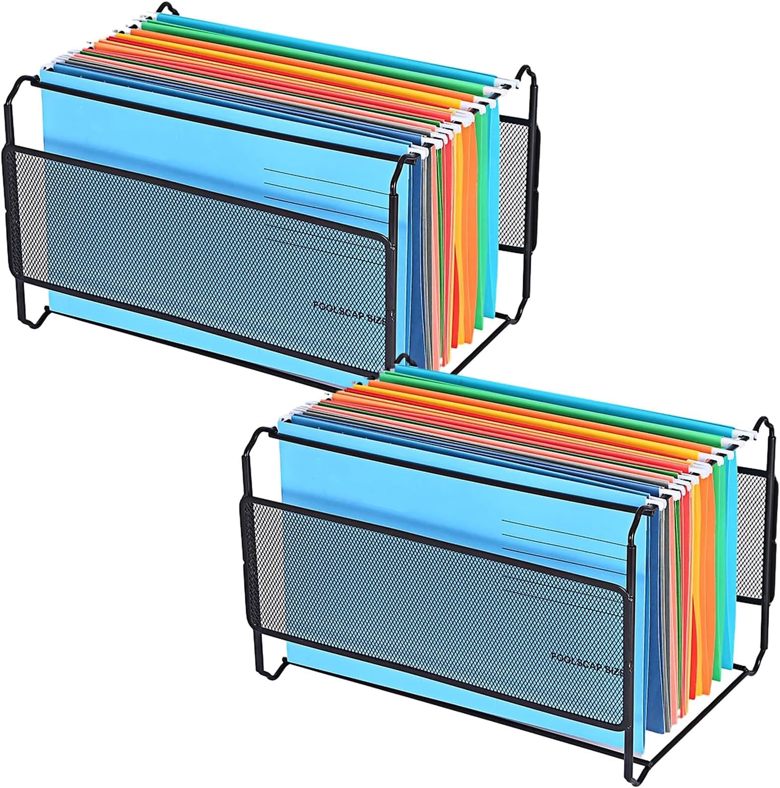 YAYODS 2 Pack Hanging File Organizer, Letter Size Hanging