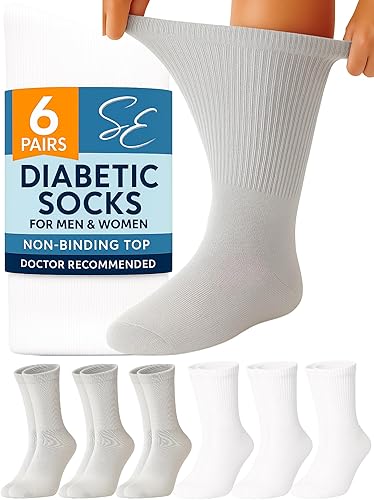 Miniatura 1 de Special Essentials 6 pares de calcetines de algodón para hombre y mujer GrisBlanco