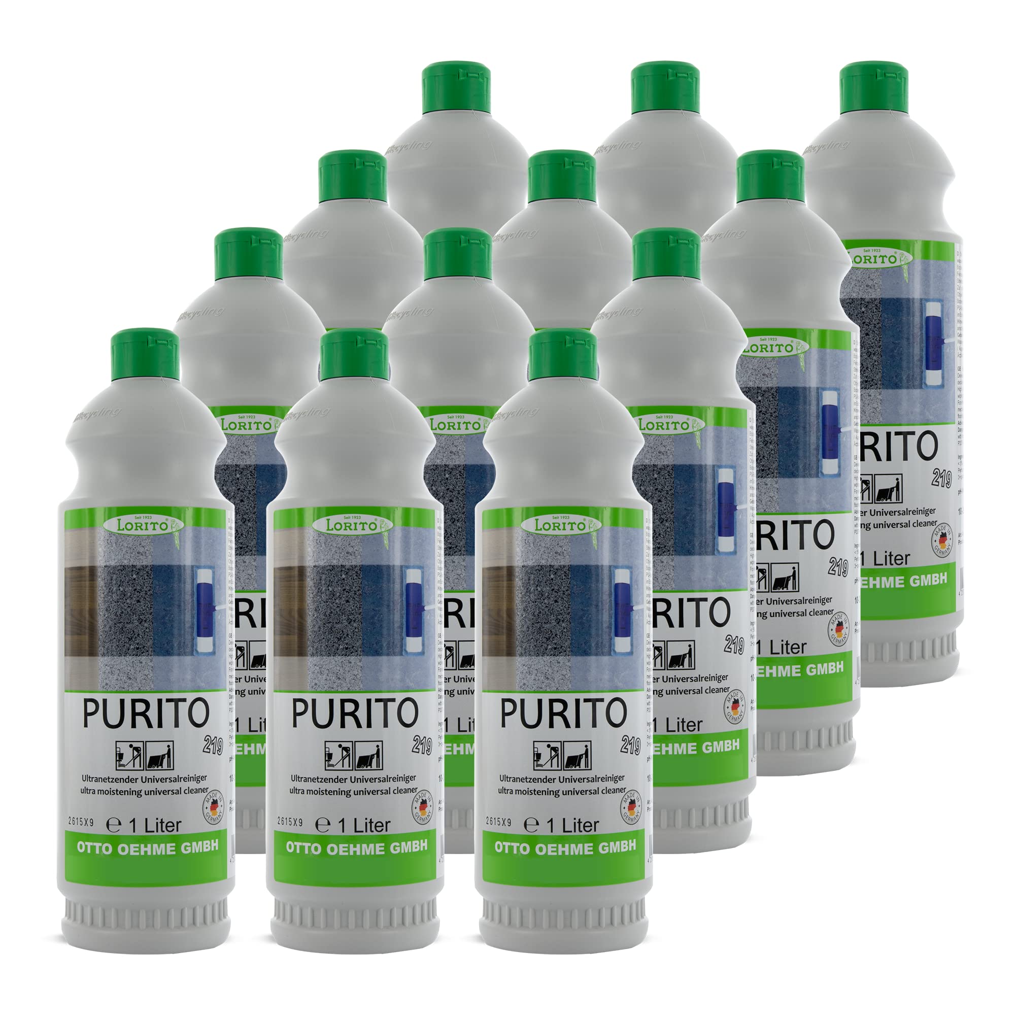 Lorito Purito ultranetzender Universalreiniger 12 x 1L Konzentrat