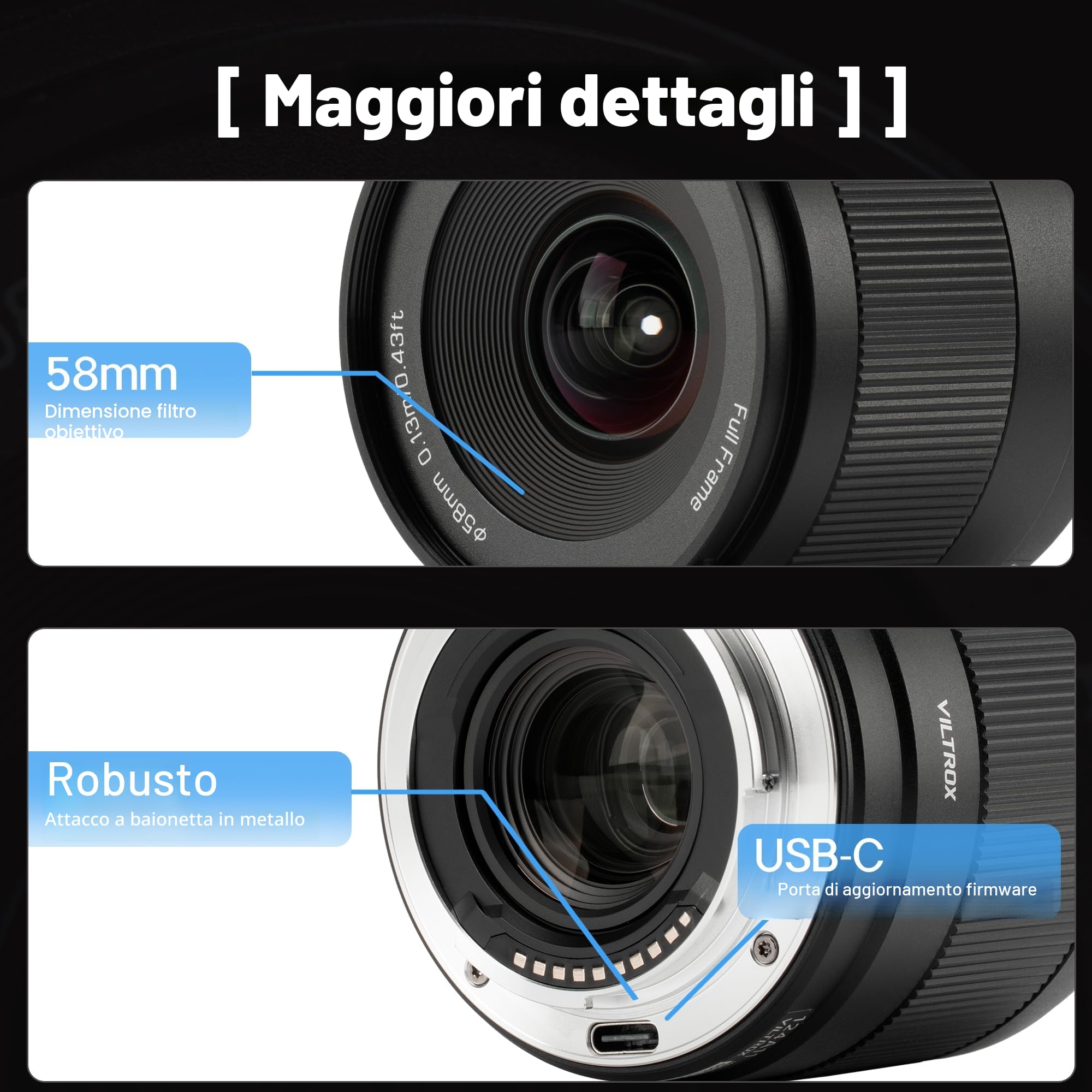 VILTROX Obiettivo AF 14 mm F4.0 Full Frame Auto Focus Ultra Grandangolare Prime Lens (per Nikon Z)