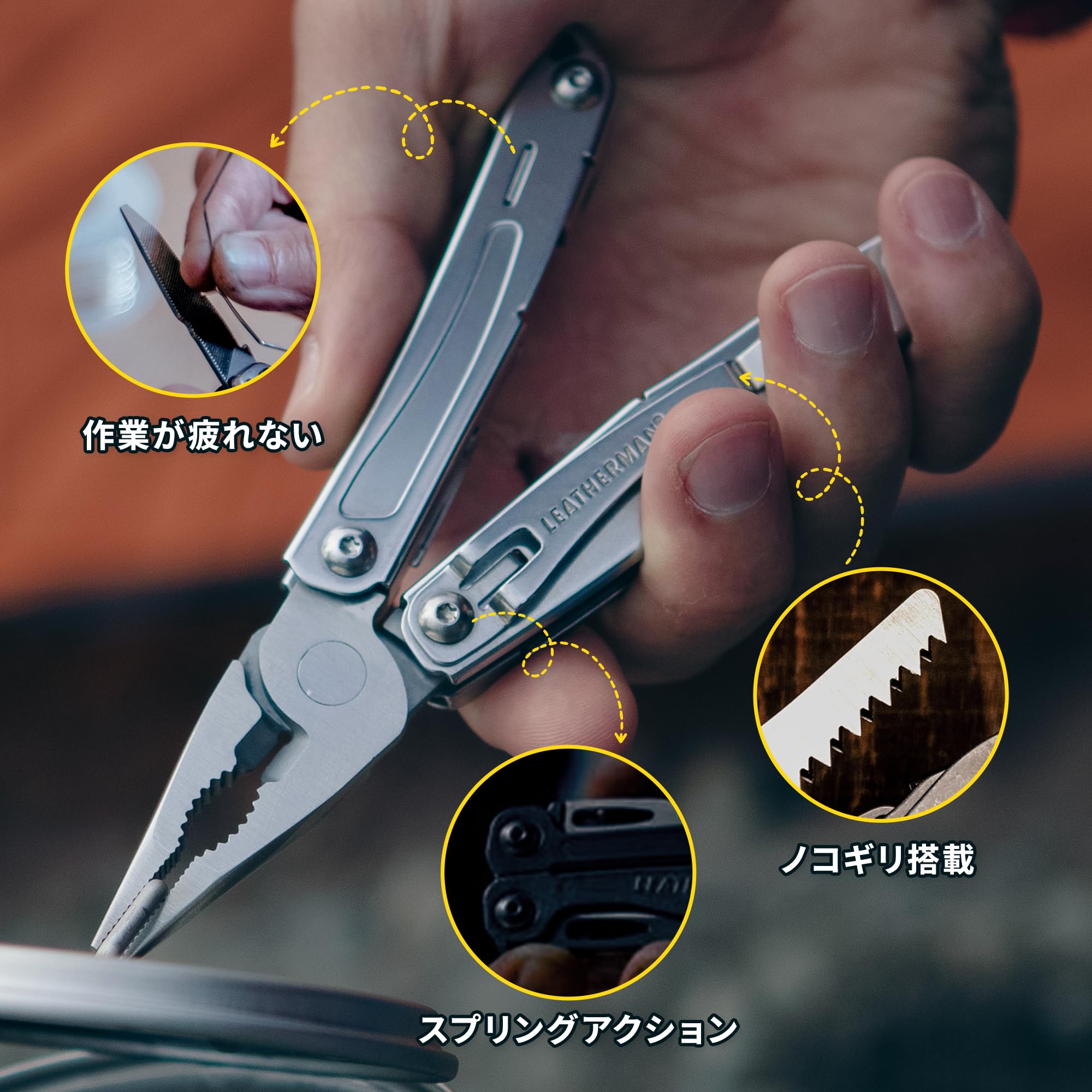 Amazon.co.jp: LEATHERMAN (レザーマン) マルチツール SIDEKICK 14機能