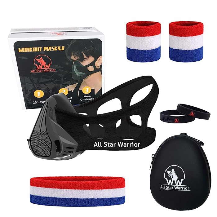Buy 4.0 All Star Warrior Premium Quality Workout Masks for Men Women
