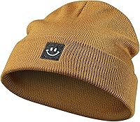 Vista 2 de Paladoo Gorro de esquí de punto para bebé con cara bonita para niñas y niños de 0 a 7 años