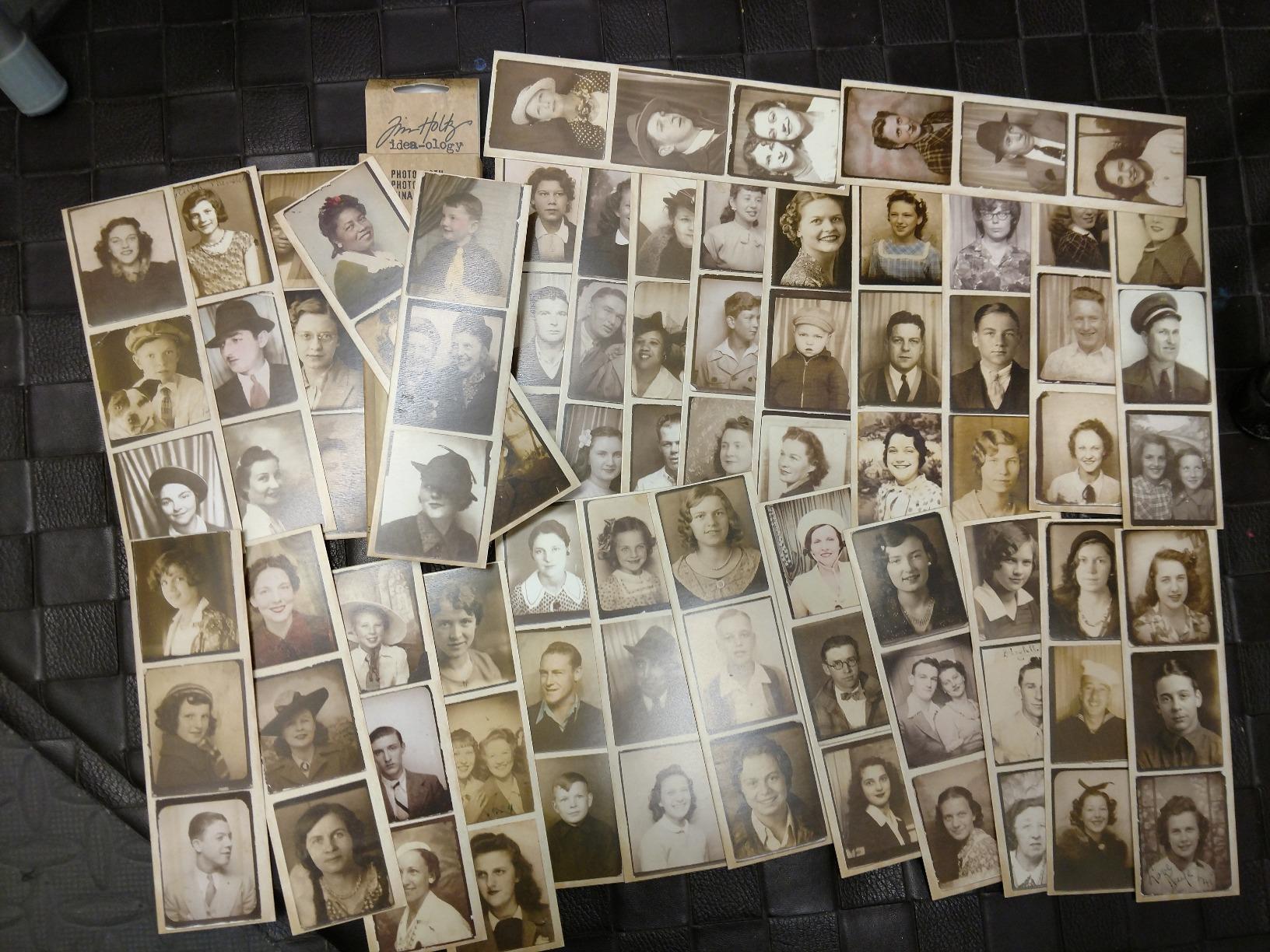 Amazon.com: Photobooth Vintage Photos by Tim Holtz Idea-ology, 6 x 1.75 ...