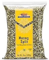 Vista 11 de Rani Moong Dal (frijoles mungos divididos sin piel) Lentejas indias 32 onzas (2 libras) 32.03 oz ~ Todo natural Apto para gluten Sin OMG