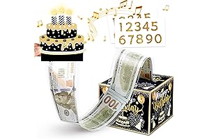 Musical Birthday Money Box with Customizable Number