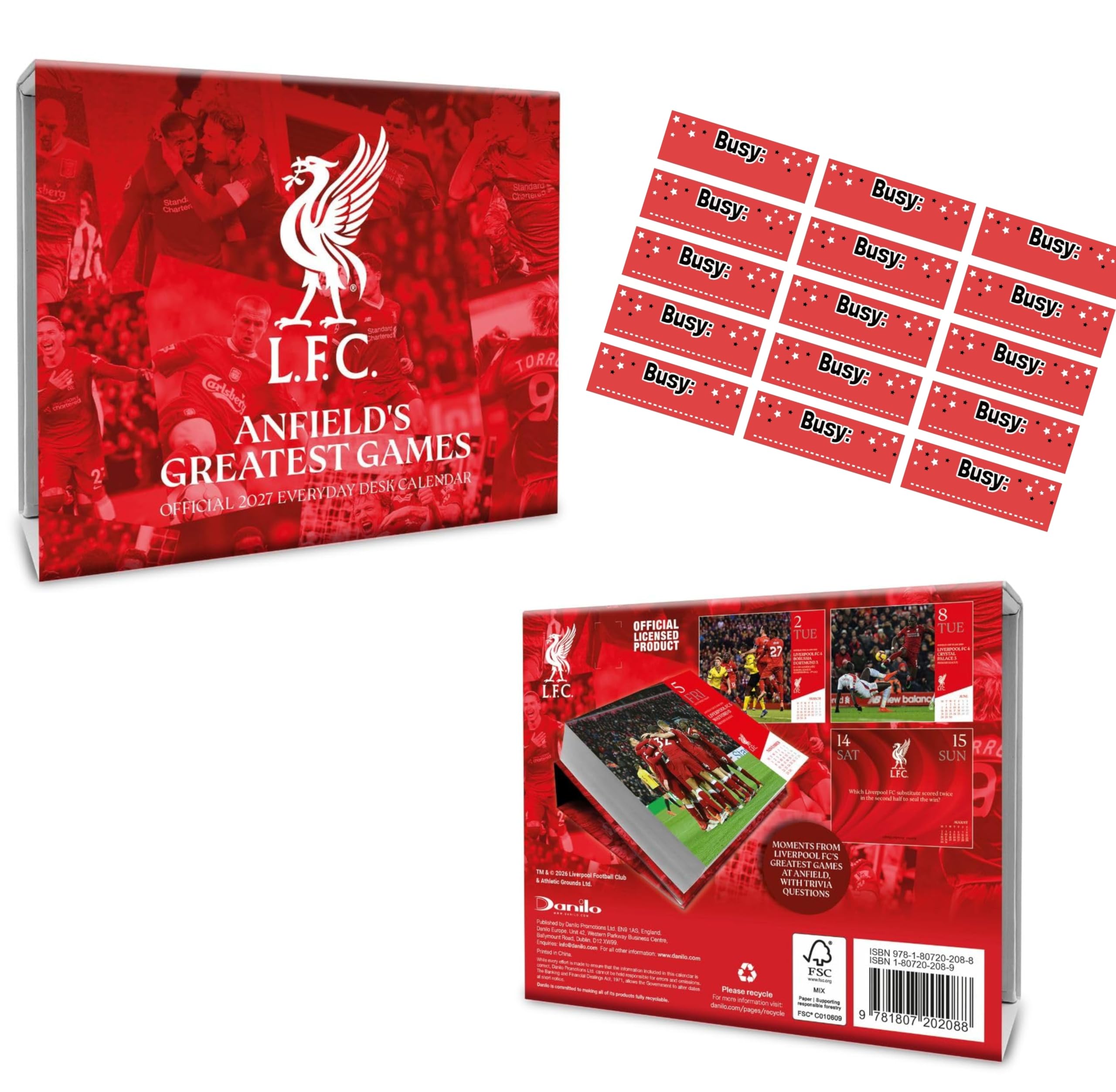 Liverpool FC Calendar 2027