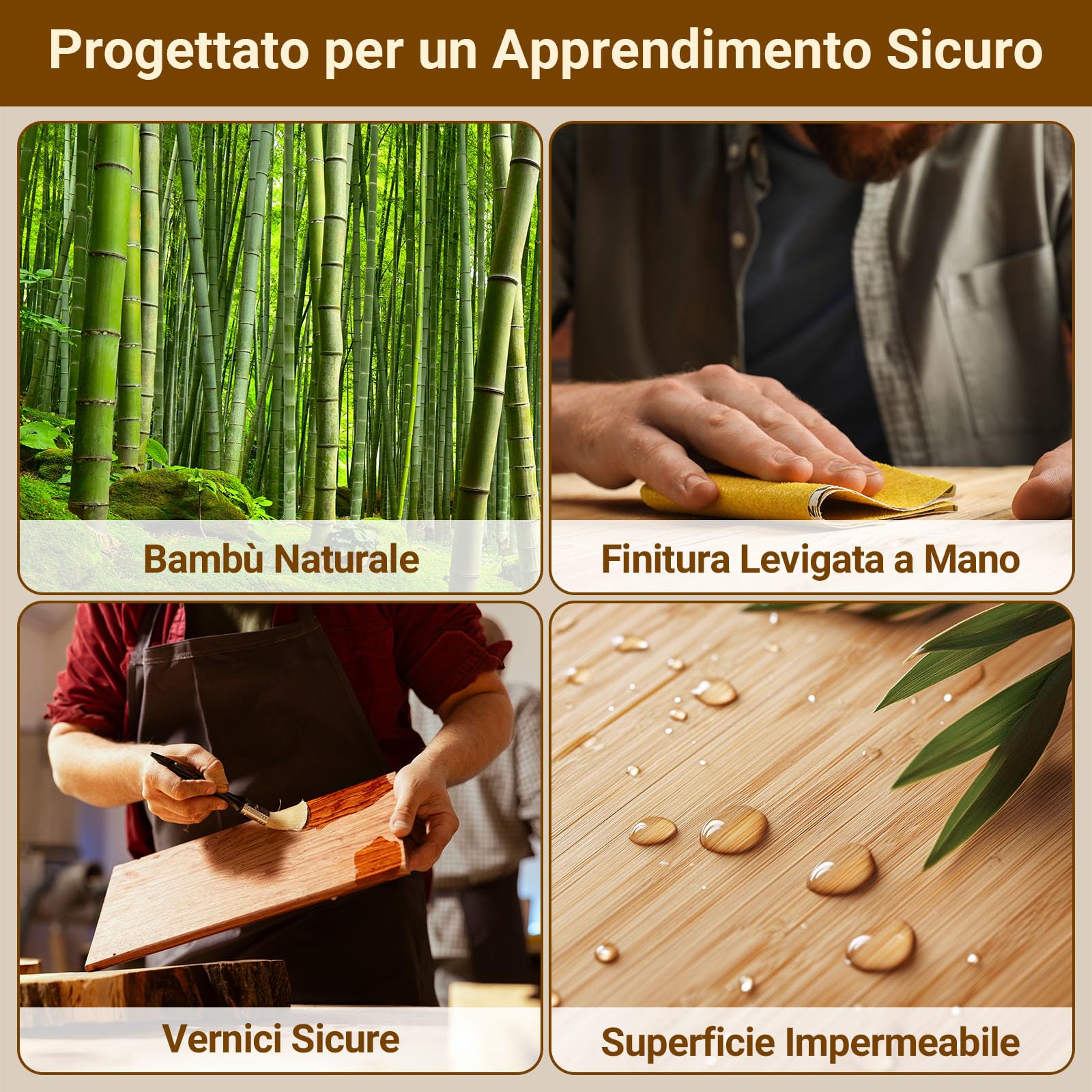 COSYLAND Torre Montessoriana Bambini – Torretta Montessoriana A Forma di “A” con Pedana Centrale Rinforzata – Torre Montessoriana da Cucina o Bagno, Convertibile in Doppio Sgabello – Bianco e Naturale