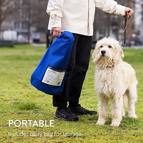 Miniatura 4 de Navaris Juego de equipos de agilidad para perros, cono y poste para entrenamiento y saltos de ejercicio, curso de agilidad de plástico para perros,