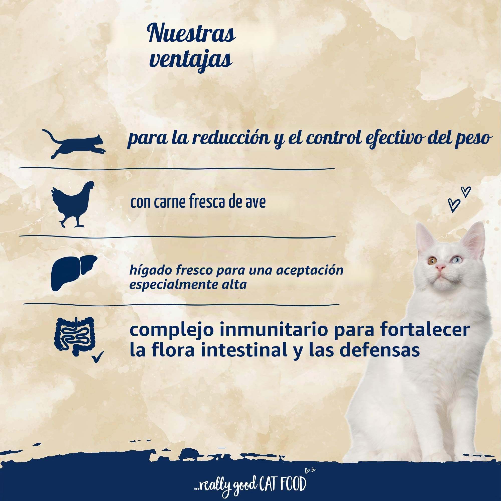 Sanabelle Light | Alimento seco para gatos con contenido energético reducido para gatos con sobrepeso | 1 x 10 kg