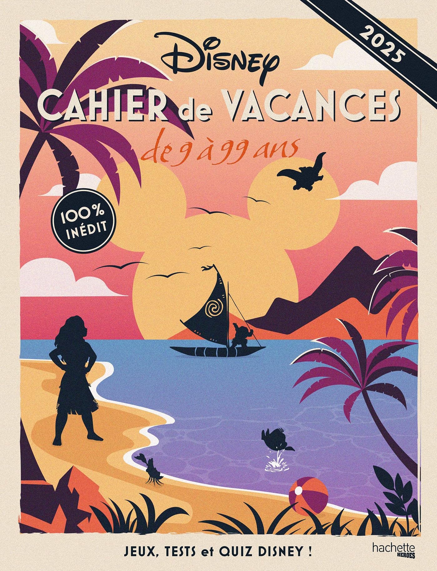 Cahier de vacances Disney 2025