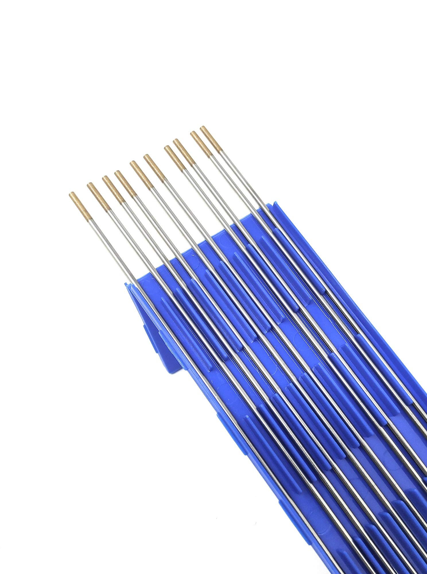 ELCAN Tungstens TIG soudage Lanthane 1,5% or WL15 professionnel, 1,0 1,6 2,0 2,4 3,2 mm électrodes de soudage au chalumeau TIG, 10 unités - Dimensions: 2,0 x 175 mm