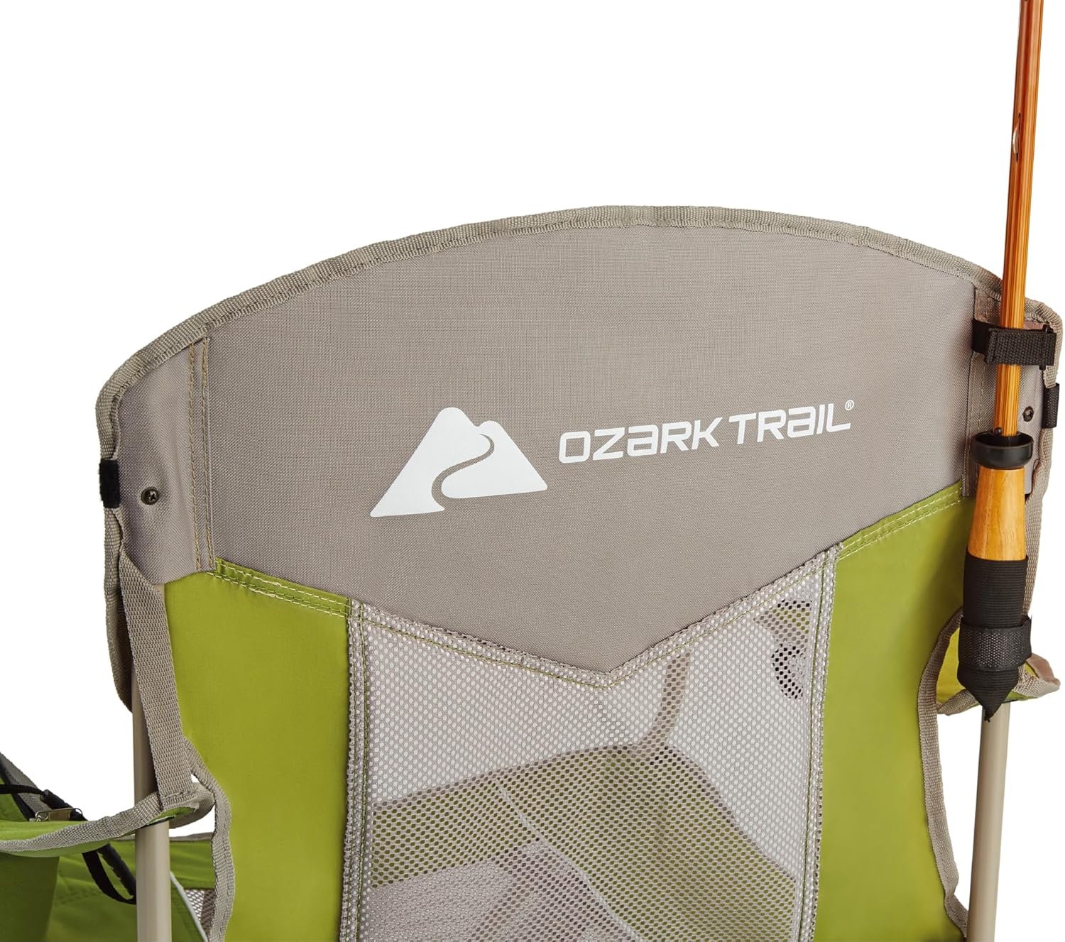 Adult Oversized Mesh Camp Chair with Cooler, Green