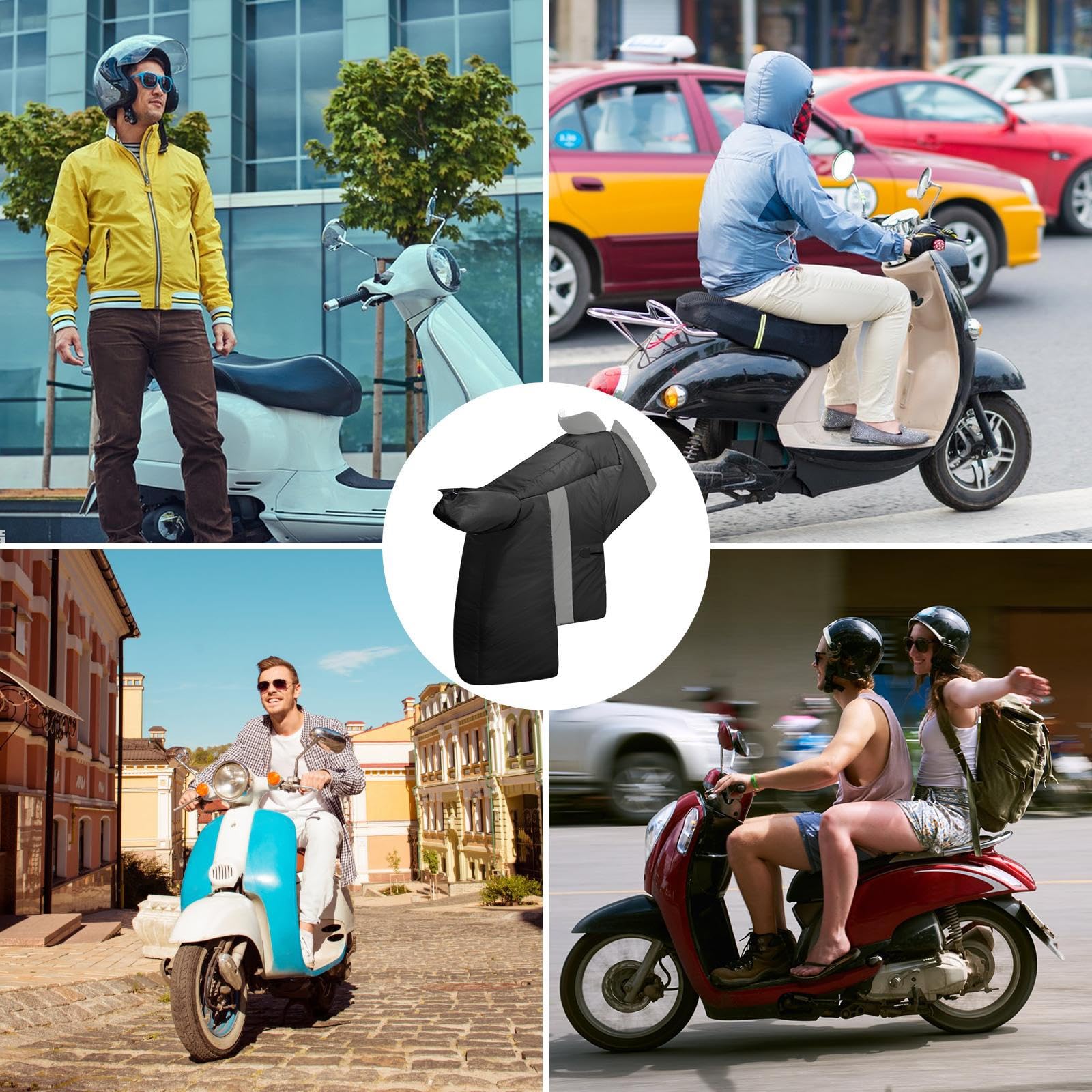 Tablier Coupe-Vent pour Moto - Tablier de Moto intégral résistant