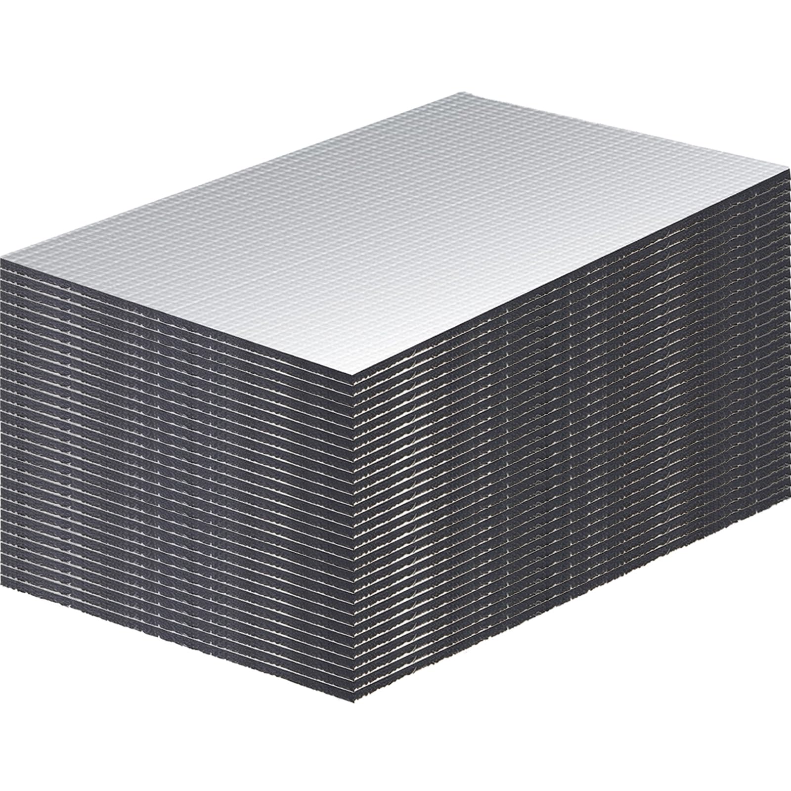 30 Stück Dämmmatte Auto, 250x180x5mm Antidröhnmatte Selbstklebend Autoschallisolierung, Dämmmatte Motorhaube, Feuerfest, Feuchtigkeitsfest, Wasserdicht, Schalldämmung Isolierung