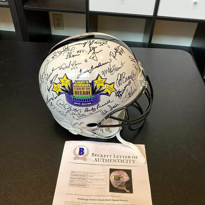 Pittsburgh Steelers HOF Legends Signed 