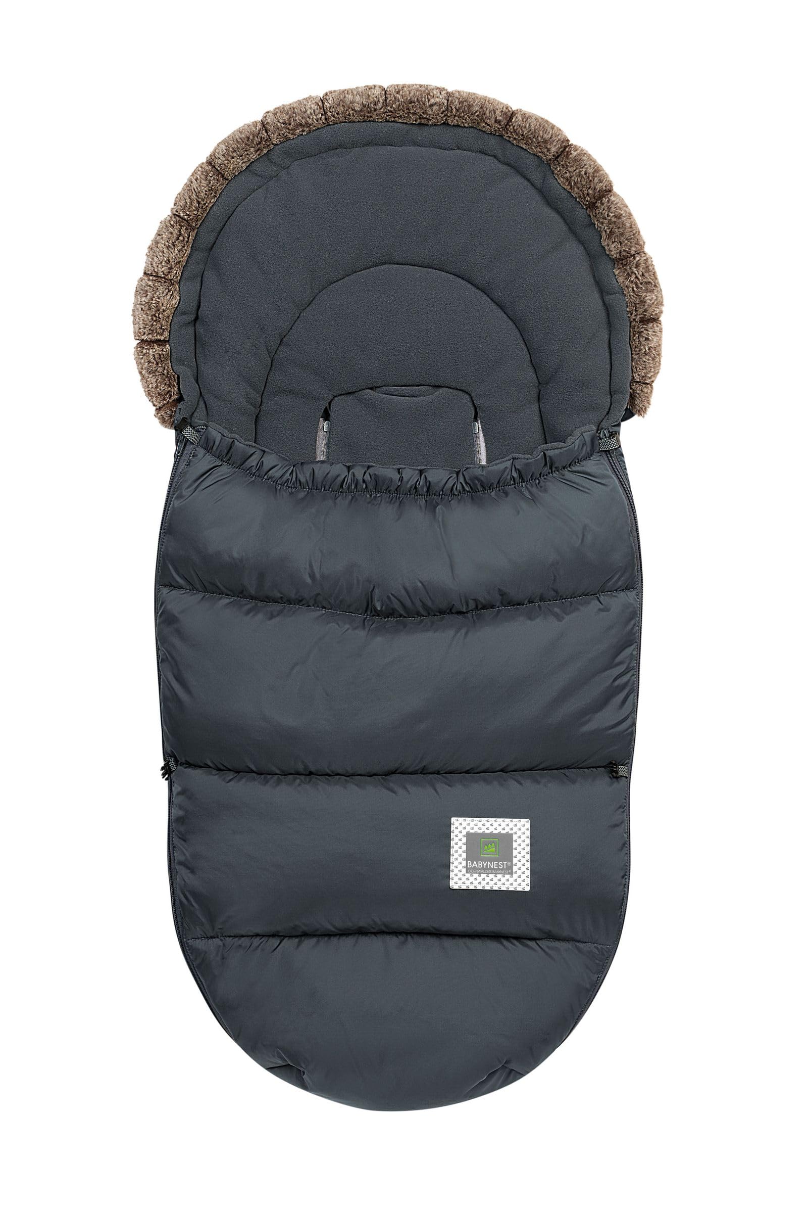 Odenwälder Fußsack für Kinderwagen Luca anthrazit