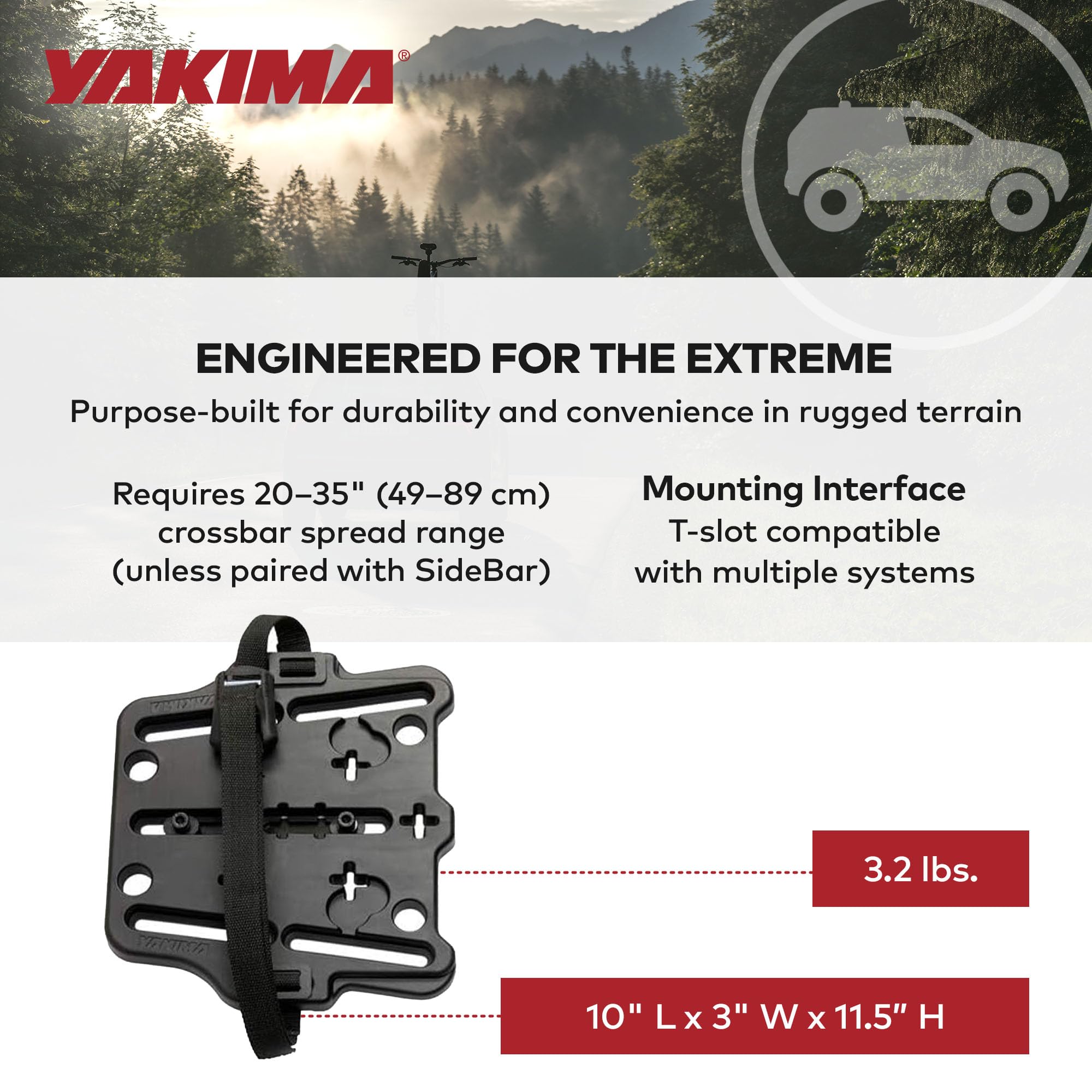 Amazon.co.jp: YAKIMA - リカバリートラックマウント 高耐久マウント