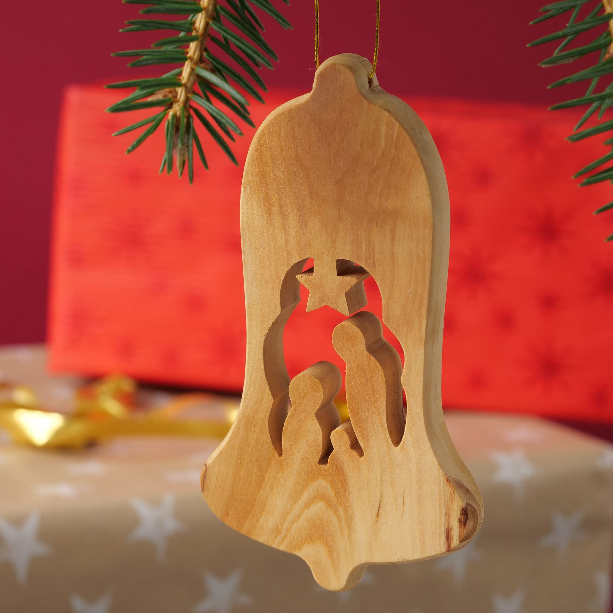 Adornos Originales Arbol Navidad Decoración Para El Hogar, Belén De Madera  De Olivo, Juego De Pesebre De La Santa Familia, Regalo Perfecto De Navidad  De Tierra Santa Presepio Natal, image size:2362x2362