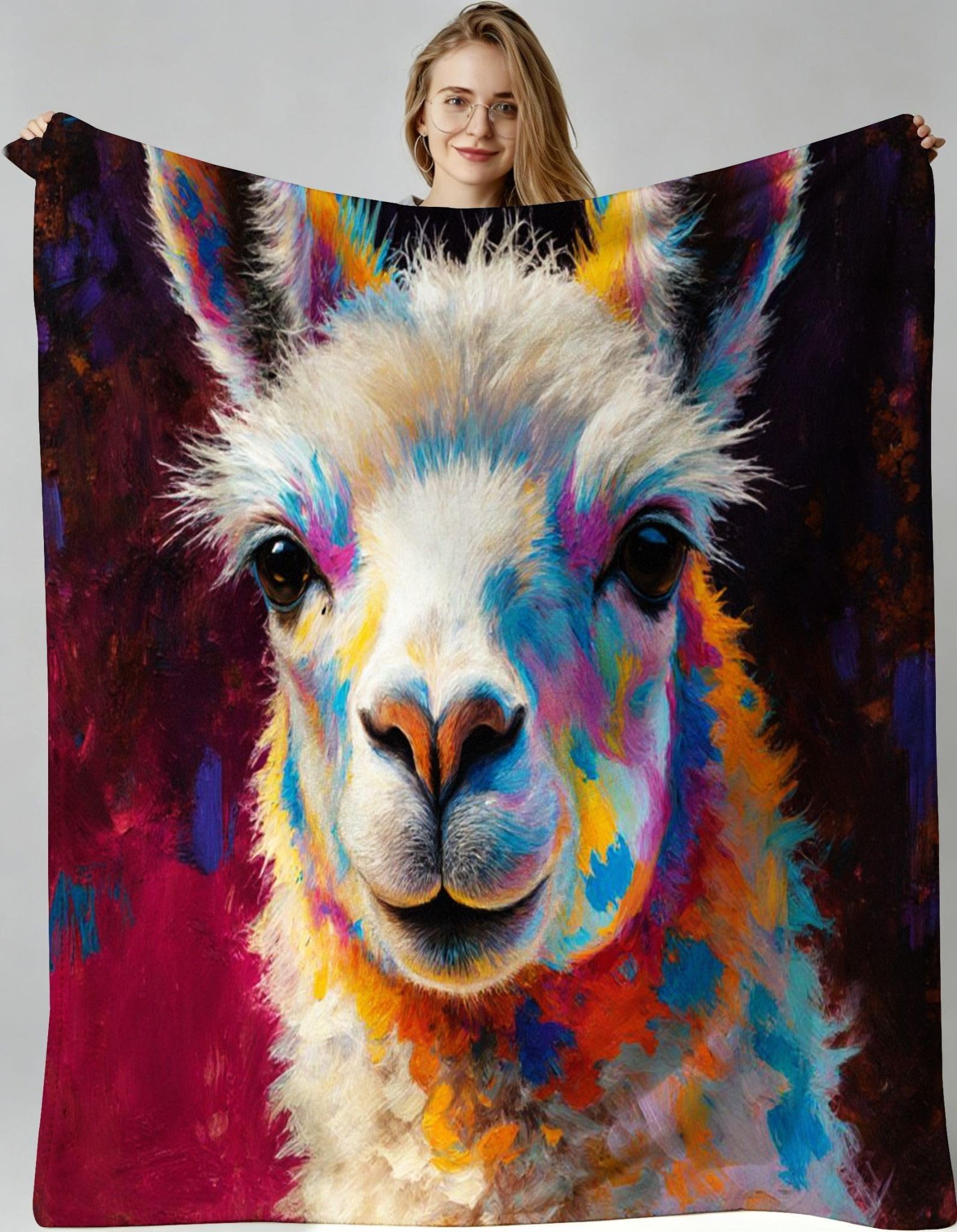 Couverture polaire alpaga coloré 240x260 cm : fini le plaid trop petit qui glisse du lit