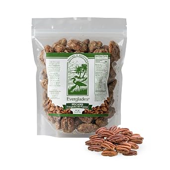 Everglades Roasted Pecans - Sweet & Salty Gourmet Nuts - All-Purpose 8 oz