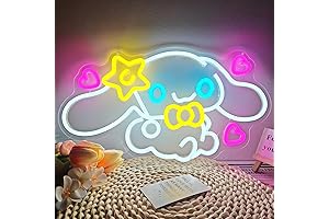 Cinnamoroll Wall Art Decor: Neon Signs for the Perfect Japanese Cartoon Aesthetic