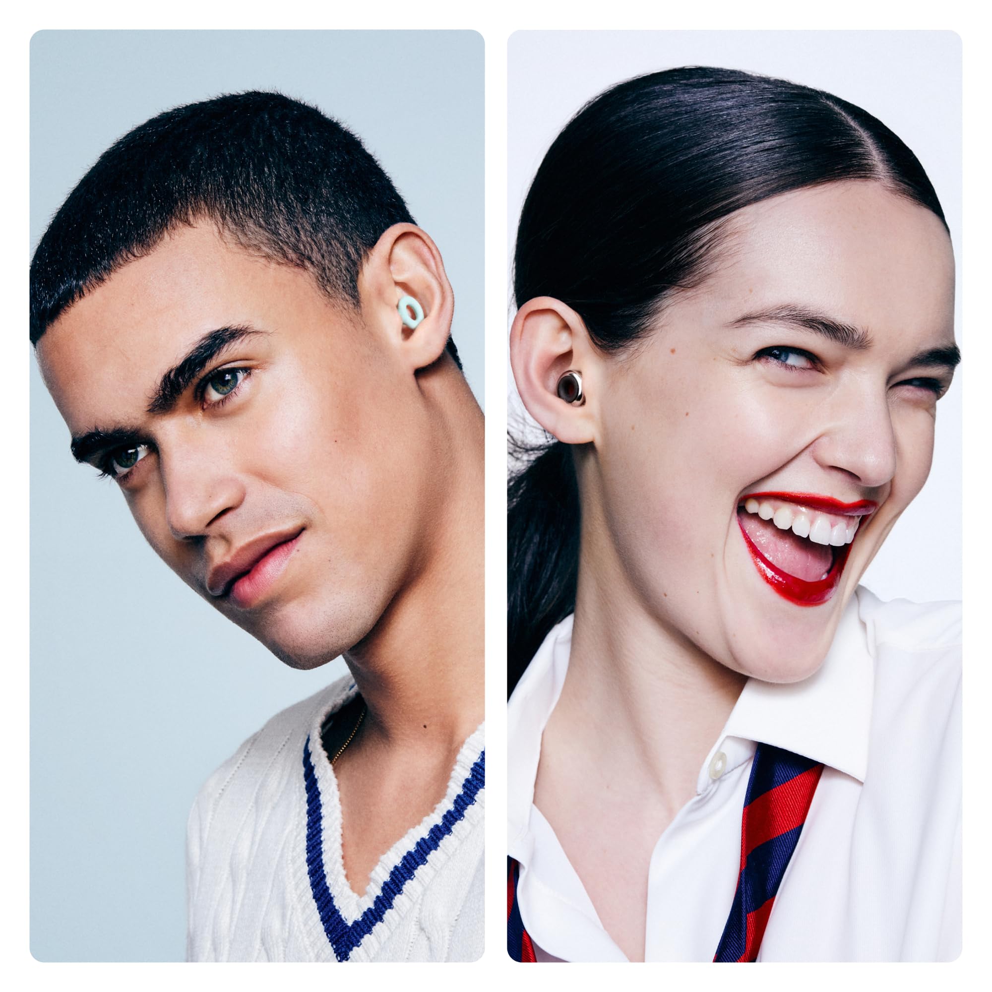 Loop Earplugs, coffret Jour & Nuit Plus (lot de deux) – Quiet 2 + Experience 2 Plus | Bouchons d’oreille réutilisables pour le sommeil, la concentration, la sensibilité au bruit