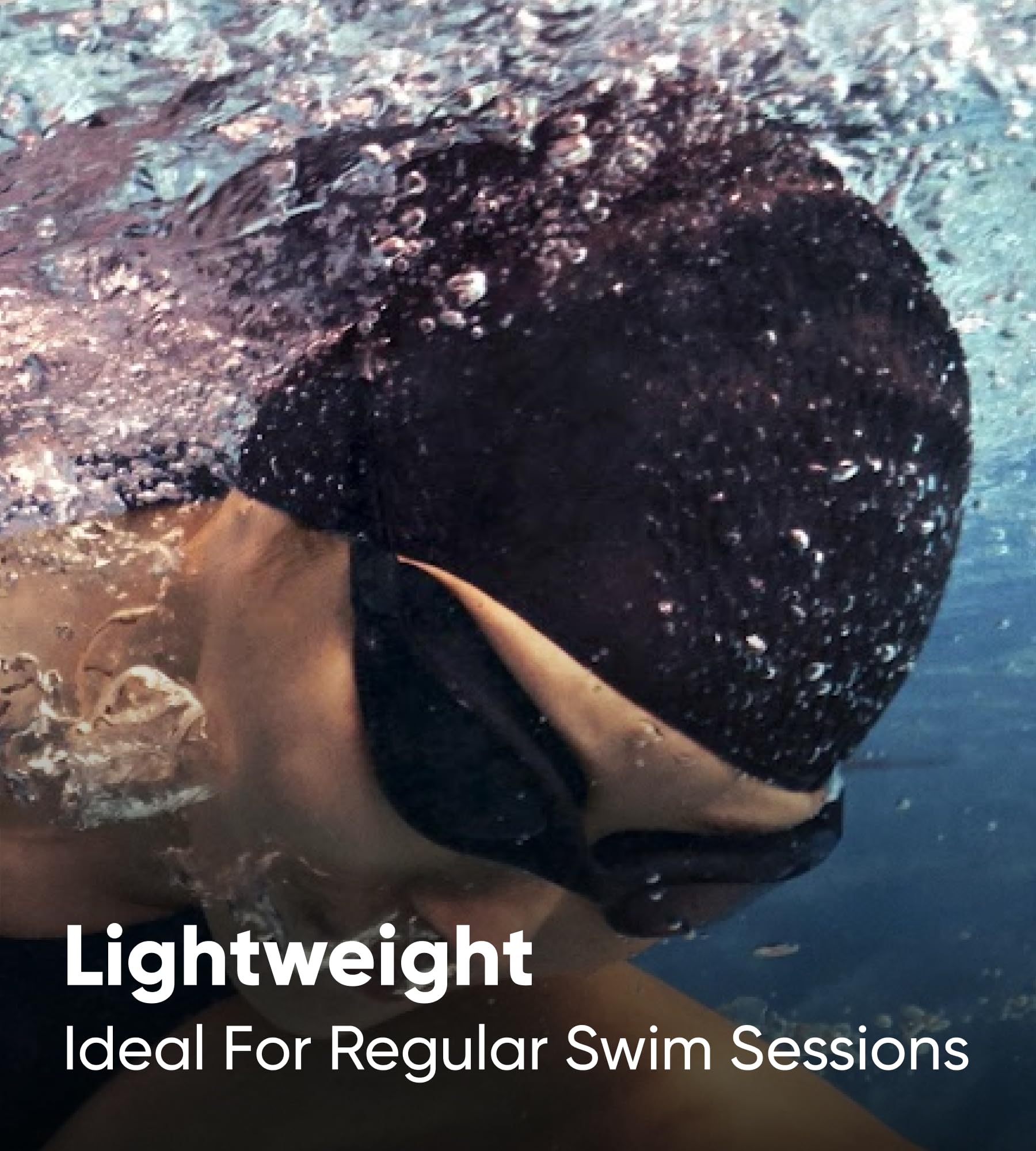 Nike Swim Solid Silicone Youth Cap,Black (001),OS