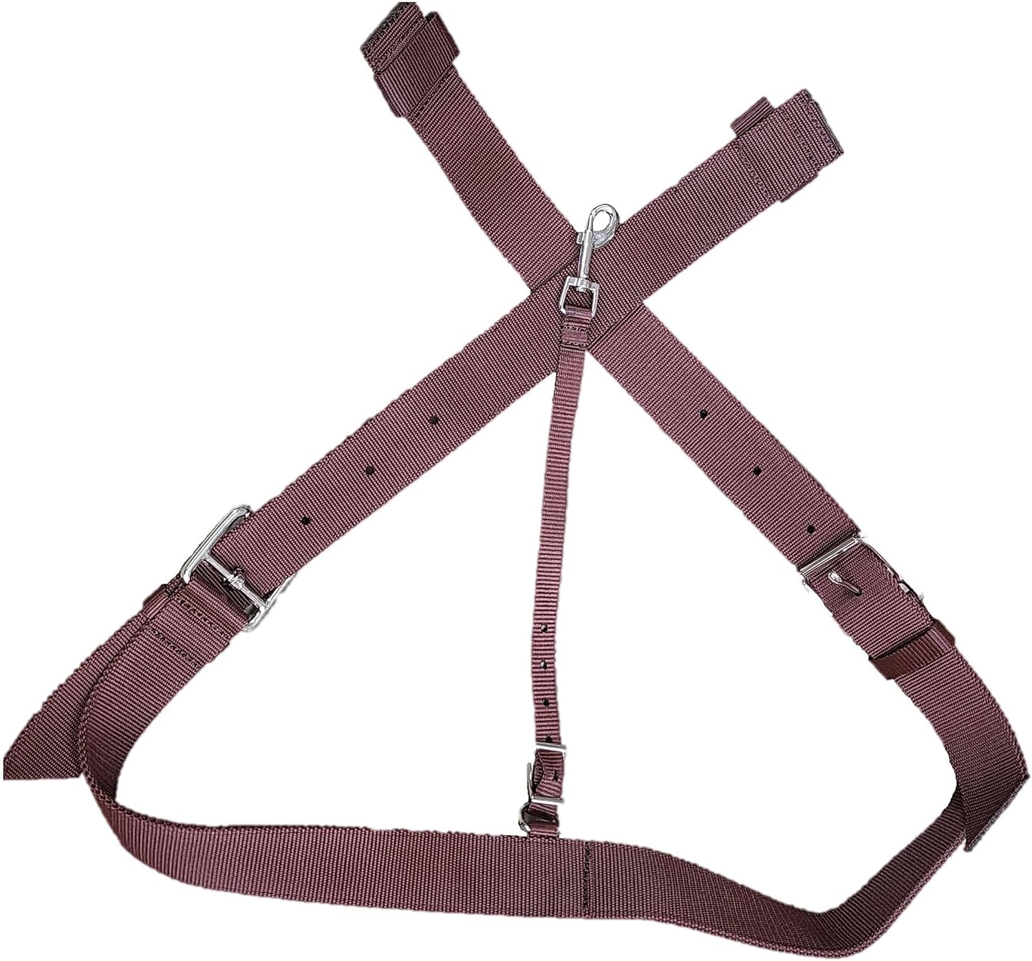 Rear Replacement Brown Nylon Cinch with Flank Straps Combo