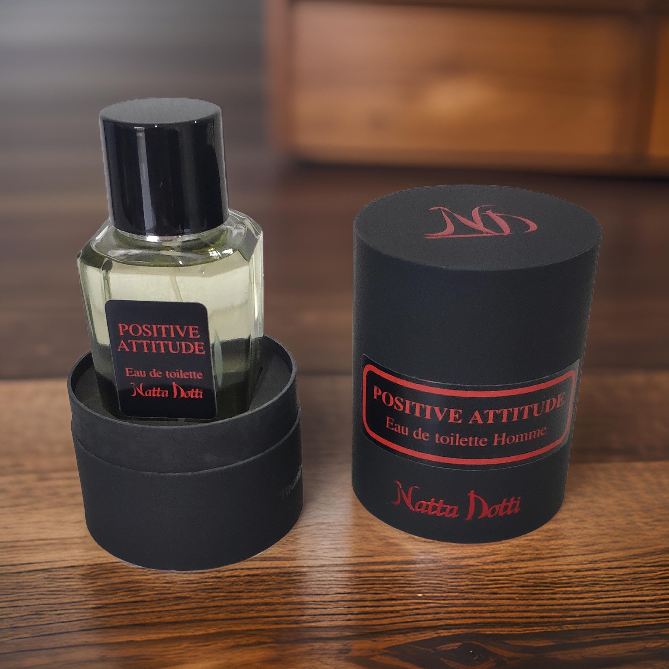 Eau de Toilette pour Homme - POSITIVE ATTITUDE - Parfum Boisé - NATTA DOTTI (100 ml)