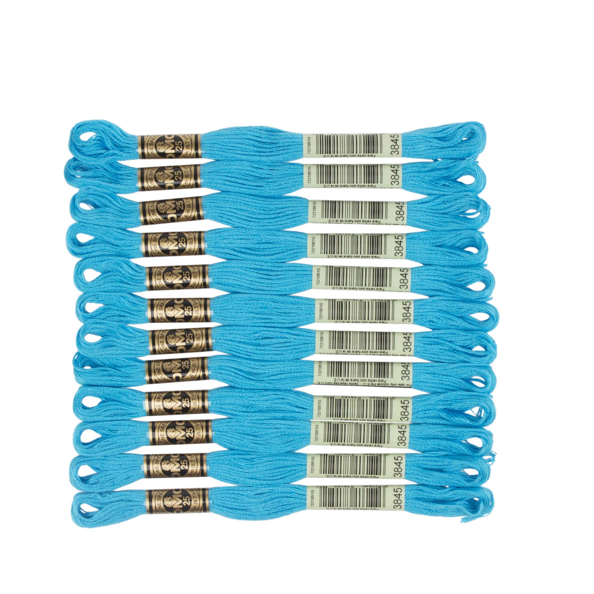 DMC 6-Strand Embroidery Cotton Floss, Medium Bright Turquoise