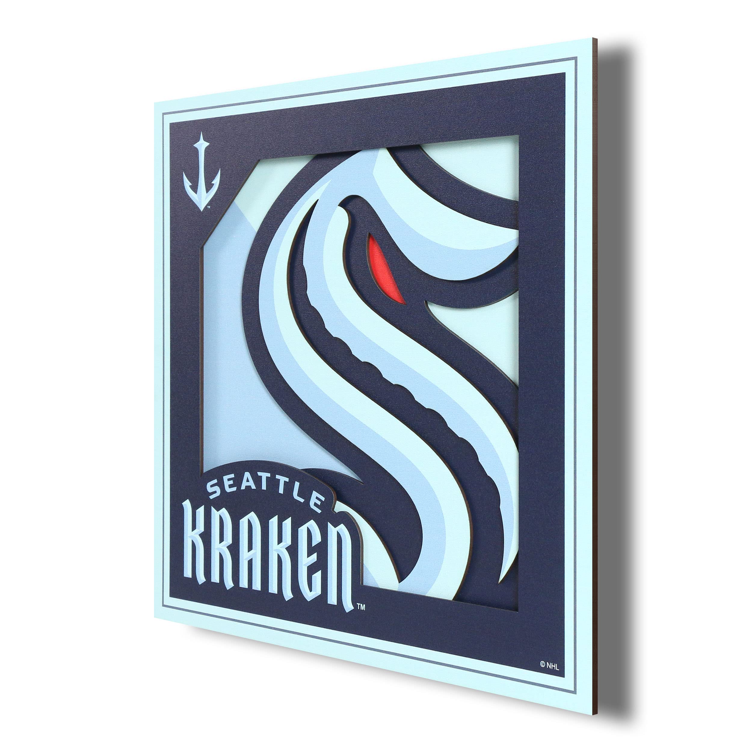 YouTheFan NHL 3D Logo Series Wall Art-12x12