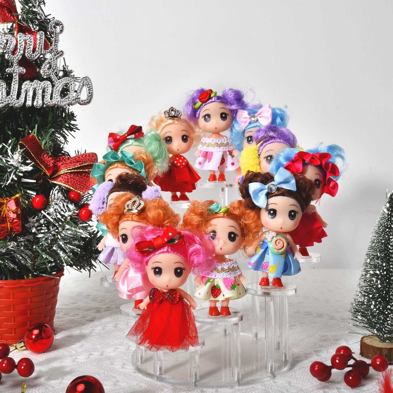Adventskalender 2026 für Mädchen - Weihnachts Prinzessinnenpuppen 24 Tage Countdown - Weihnachts Countdown Geschenk für Kleinkinder und Kinder Lustiges und festliches Urlaubserlebnis